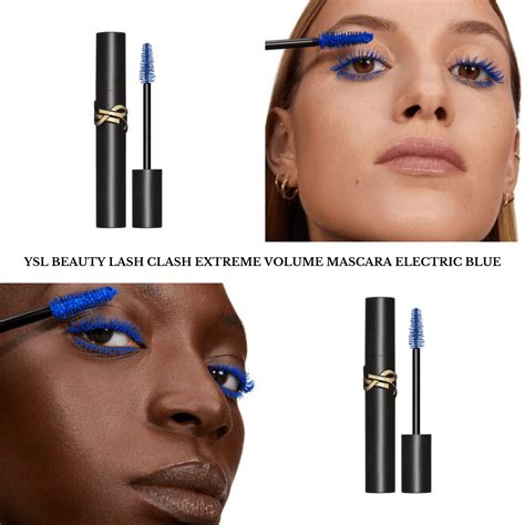 ysl bright blue mascara|YSL lash clash blue.